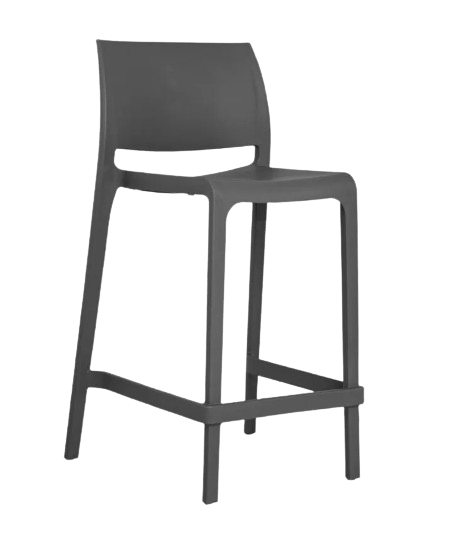 SENSILLA-OHV-7211C - Banco para bar de polipropileno integral