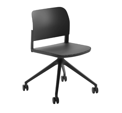 CIAO-OHS-11-NEGRO - Silla giratoria con ruedas